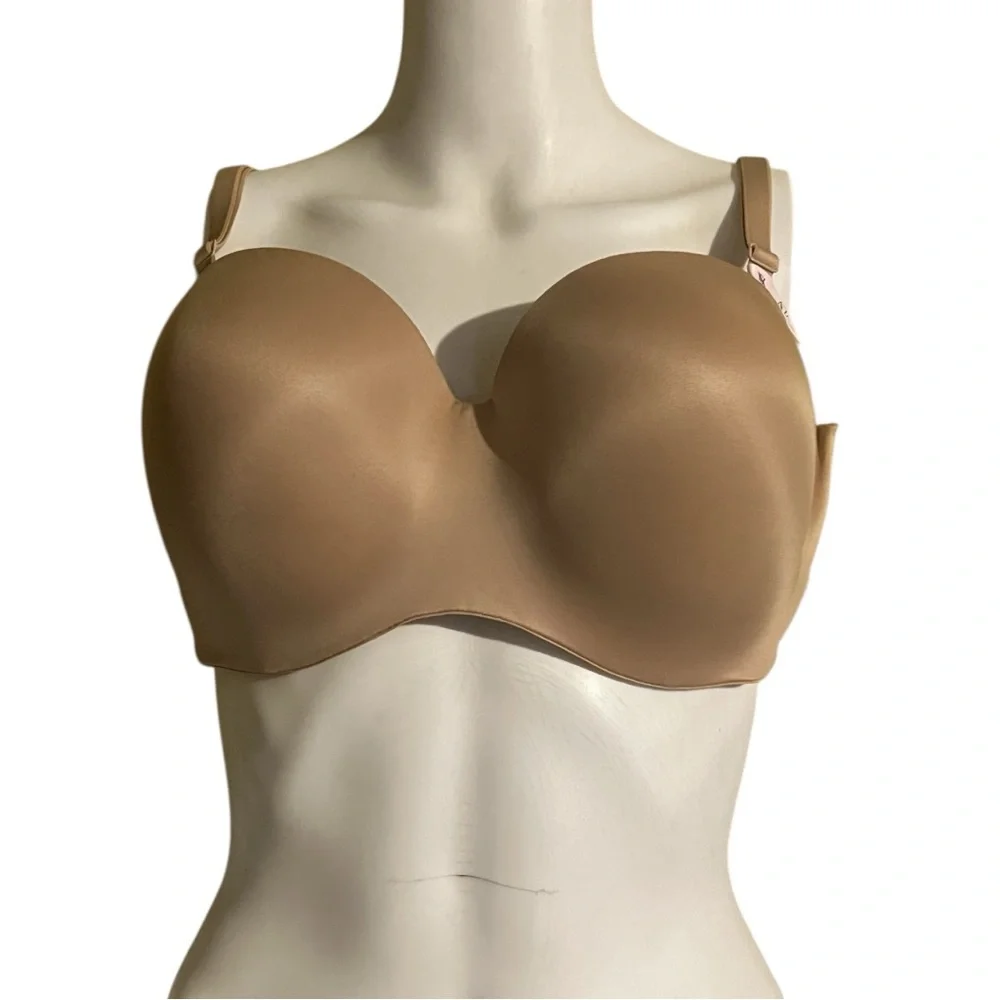 Victoria's Secret Bra Body by Victoria Strapless Lined Underwire Dark Beige - Picture 11 of 11